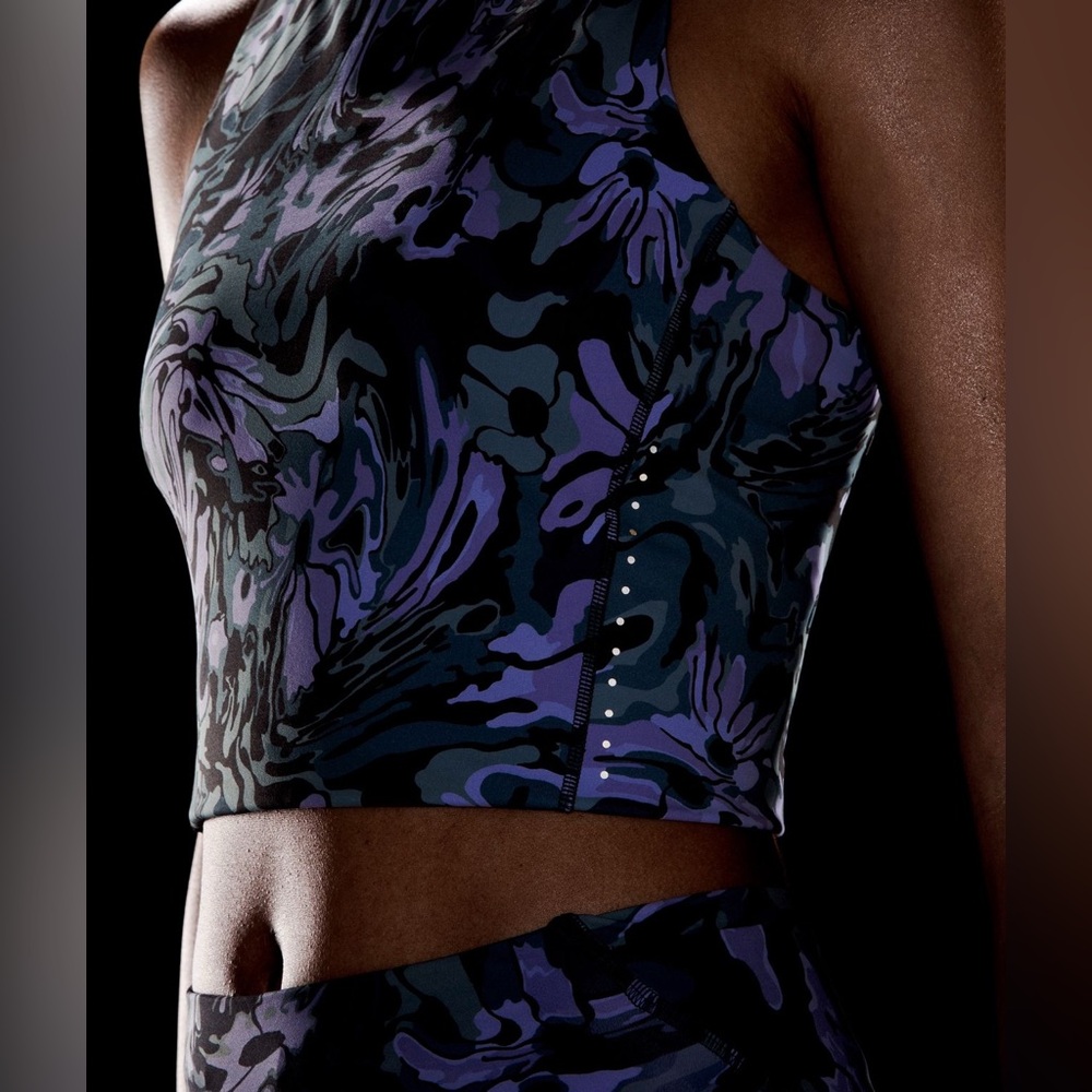 lululemon athletica Purple and Black Sports Bra